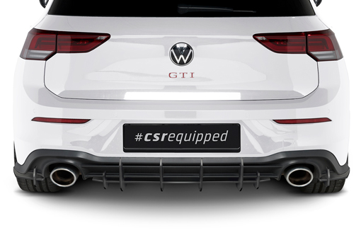 Diffuser Volkswagen Golf 8 GTI Clubsport CSR Racing Mat Zwart