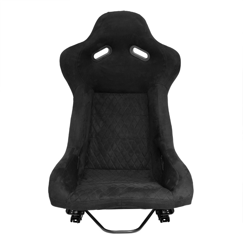 Siège baquet 'LV' - Noir - Dossier fixe en polyester - incl. glissières