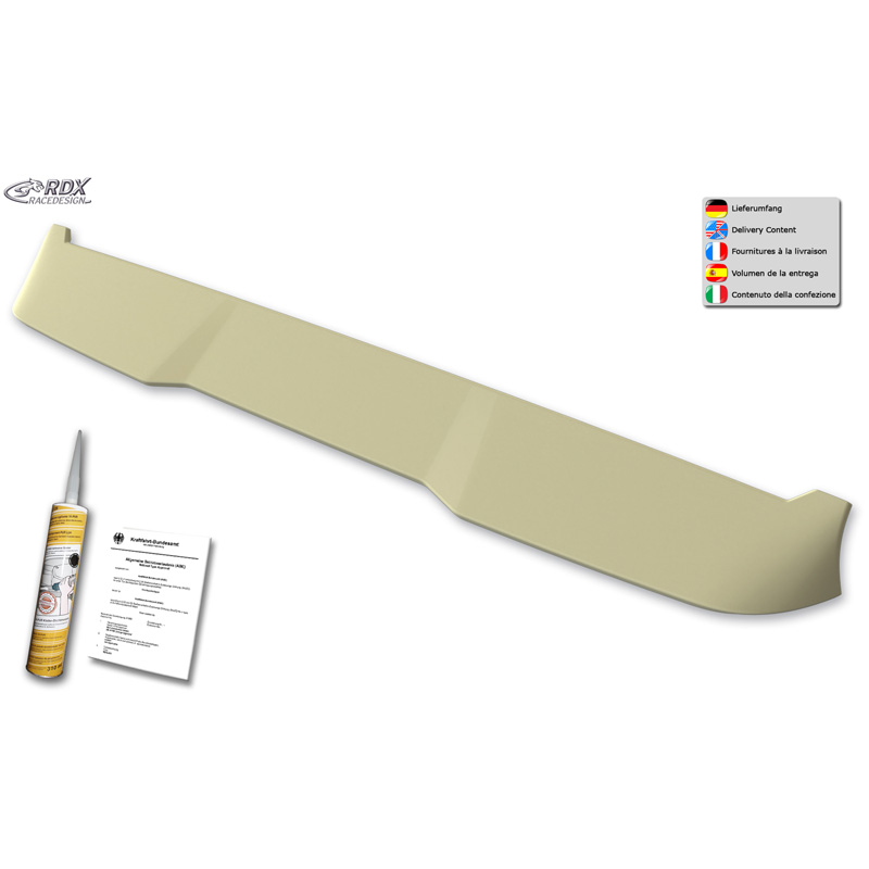 RDX Racedesign Becquet de toit sur mesure pour Citroën Jumper 2006- / Fiat Ducato 2006- / Peugeot Boxer 2006-  / RAM ProMaster 2014- / Opel Movano 2021- / Toyota Proace Max 2024- (H3) (PU)