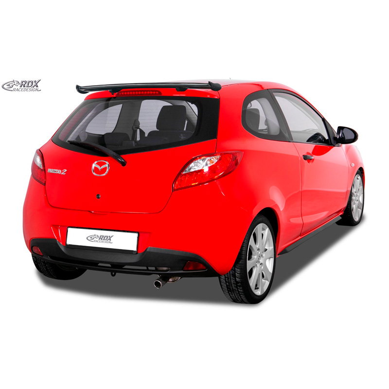 Jupes latérales 'Slim' sur mesure pour Mazda 2 (DE) 2007-2014 (ABS noir luisant)