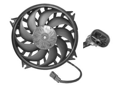 ventilator, 240w, 40 cm doorsnee, 2 pins Citroen C4, 2004-2010