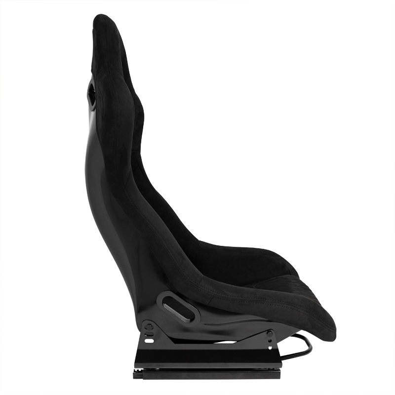 Siège baquet 'LV' - Noir - Dossier fixe en polyester - incl. glissières