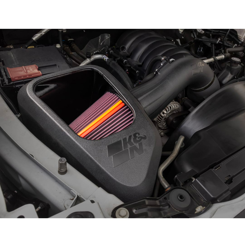 K&N NextGen d'admission d'air froid  sur mesure pour Chevrolet Silverado & GMC Sierra 2500/3500 HD 6.6L V8 2020- (50-3103)