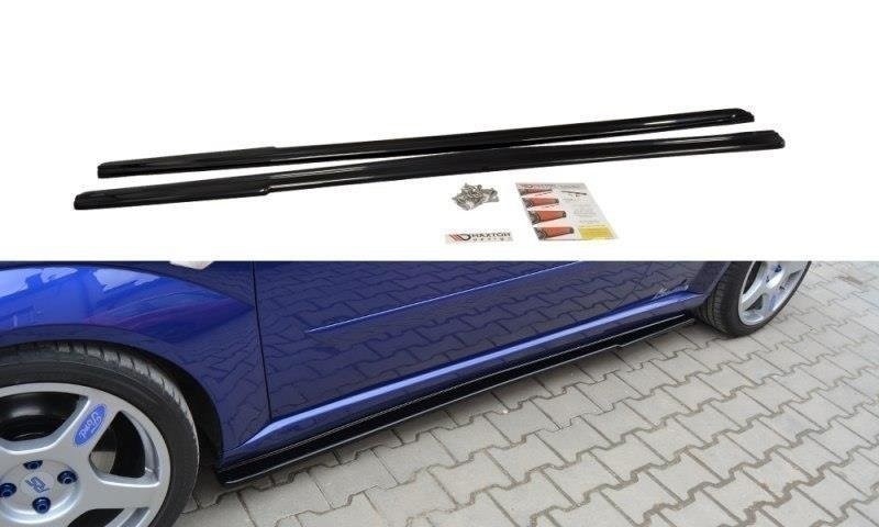 Zijskirts Diffusers Ford Focus RS Mk1 Glanzend Zwart