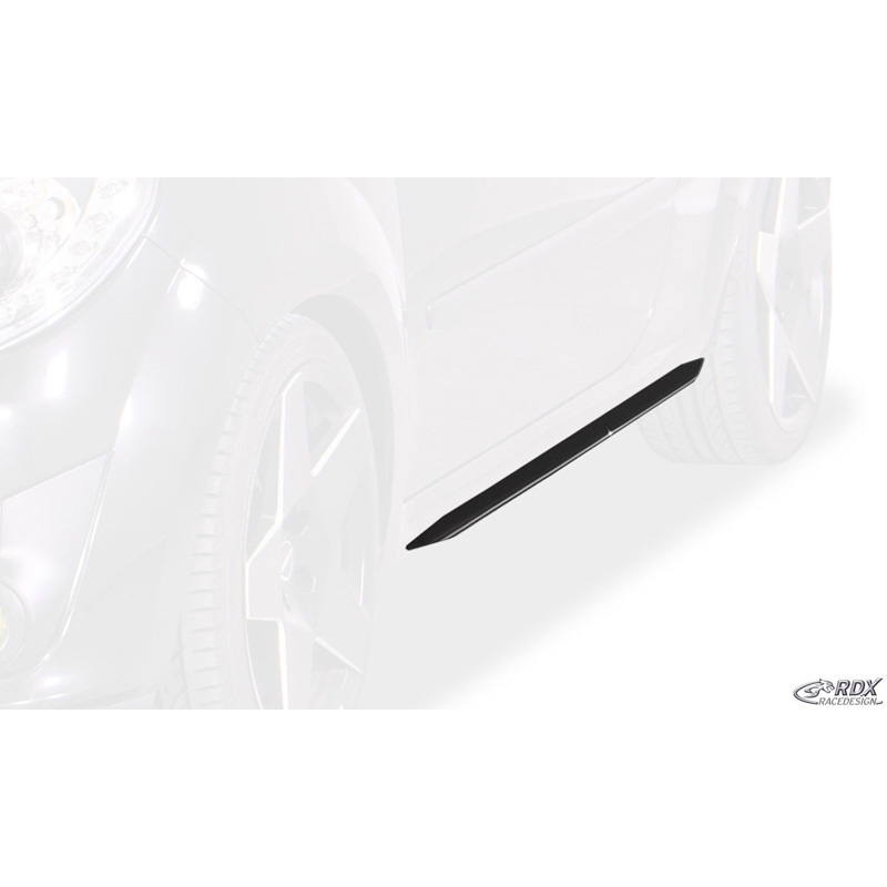 Jupes latérales sur mesure pour Renault Twingo II 2007-2014 'Slim' (ABS)