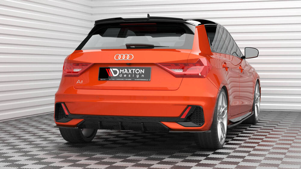 Zij Diffusors Audi A1 S-LINE GB glanzend zwart