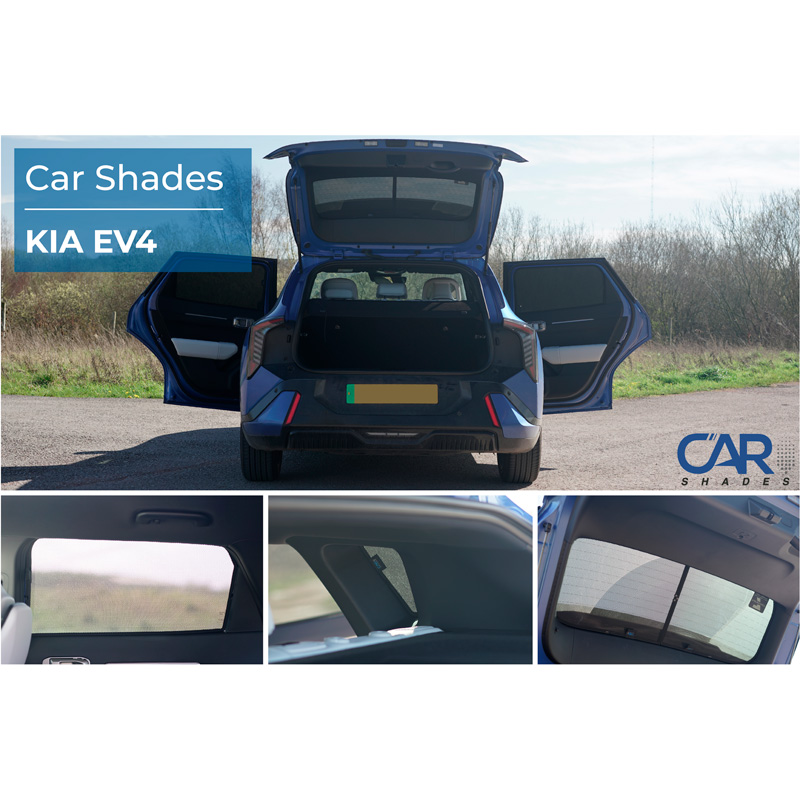 Set de Car Shades sur mesure pour Kia EV4 2025- (6-pièces)