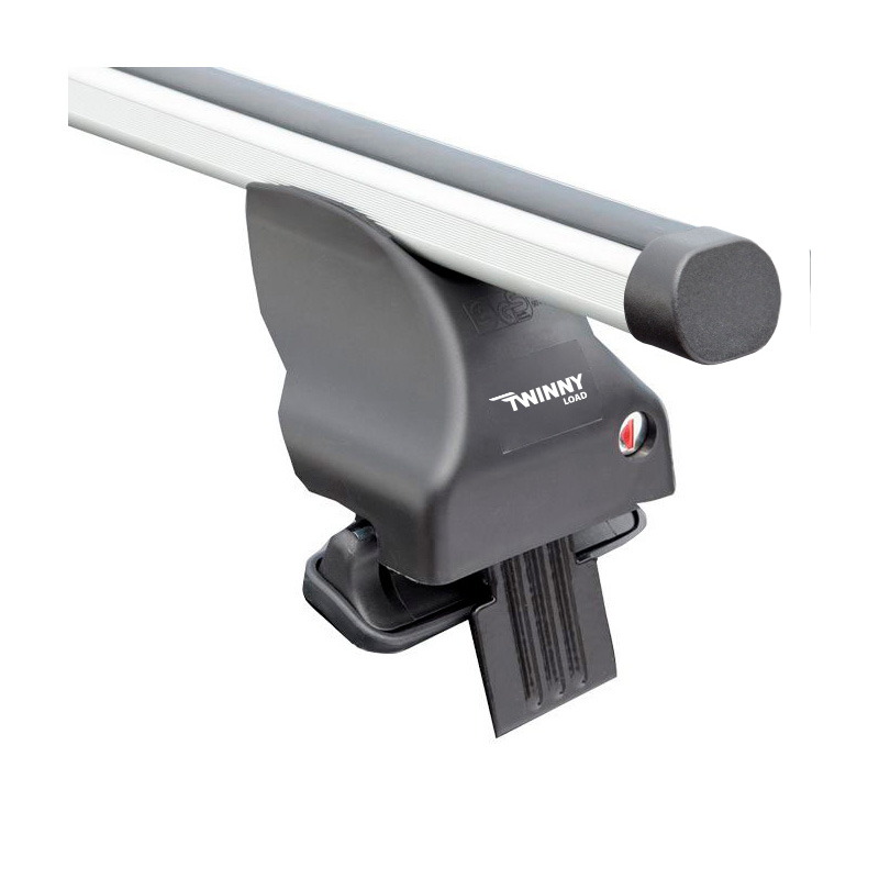 Jeu de barres de toit Twinny Load Aluminium A24 sur mesure pour Daewoo Matiz -2006/Hyundai Atos