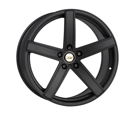 Deluxe Uros K Black Matt 9,5x19 5x112 ET45 Velgen