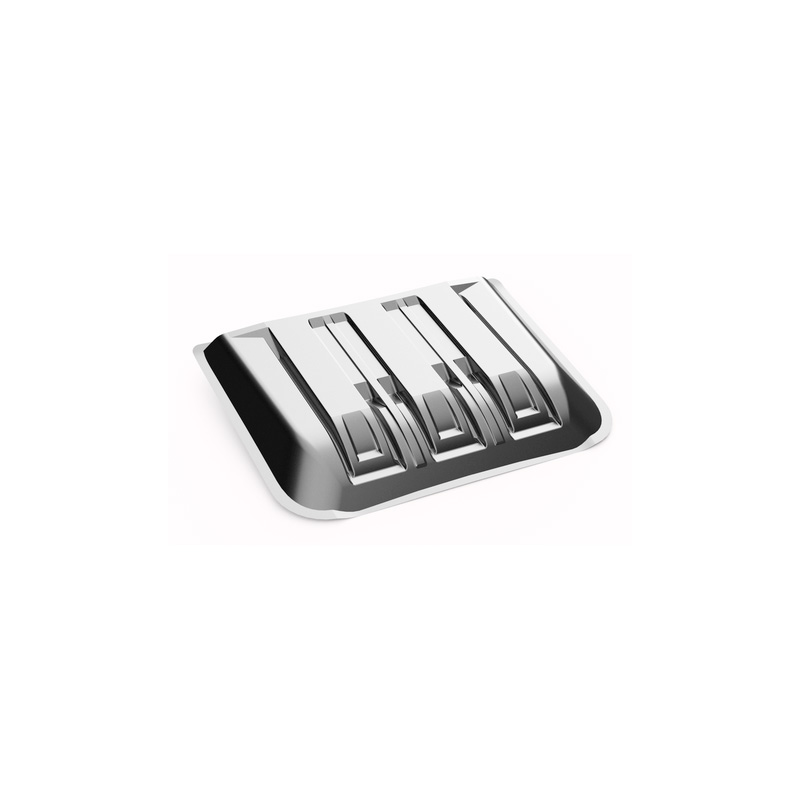 Écope de capot sur mesure pour Ford Ranger T9 2022- - Noir mat