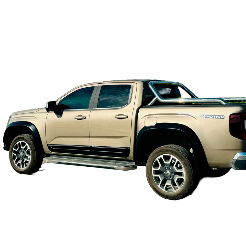 Jeu de baguettes de porte sur mesure pour Volkswagen Amarok MK2 2022- - Noir mat