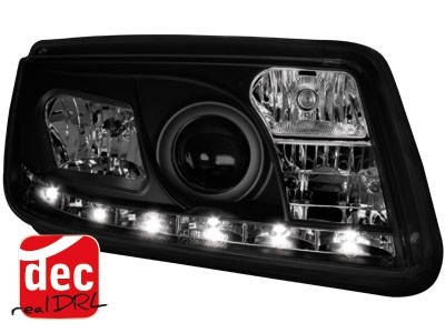 Headlights VW Bora 99-08 Devil Eyes Dlite LED Black