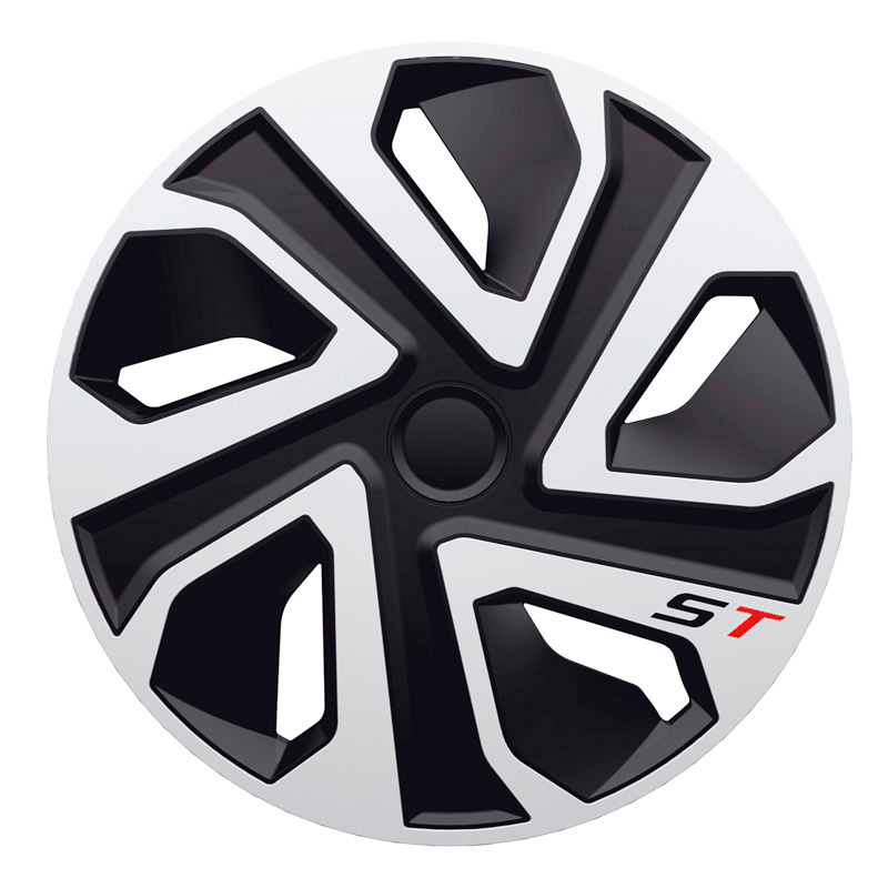 Jeu d'enjoliveurs J-Tec ST 13-inch argent/noir