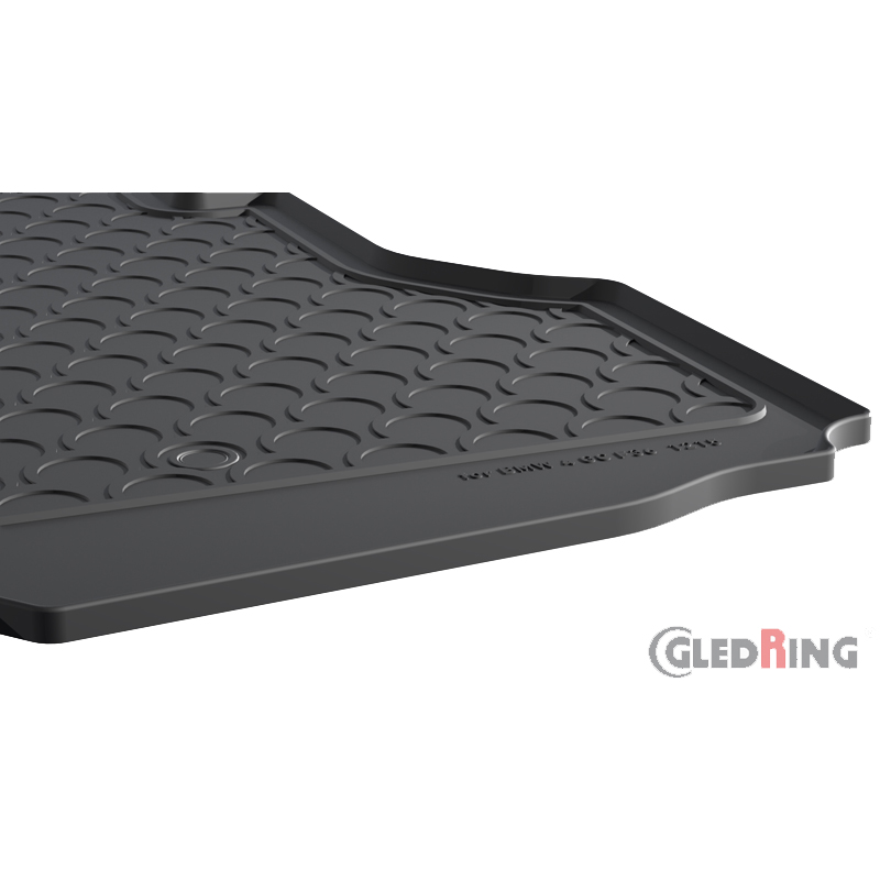 Coquille coffre-arrière Rubbasol (caoutchouc) sur mesure pour BMW Série 4 Gran Coupé F36 2013-2020