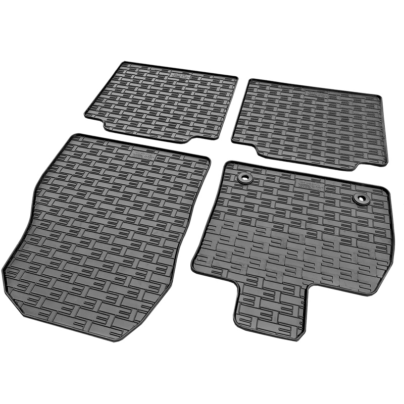 CIKCAR Set tapis de caoutchouc sur mesure pour Subaru Solterra 2022- & Toyota bZ4X 2021- (incl. EV) (4-pièces + points de fixage)