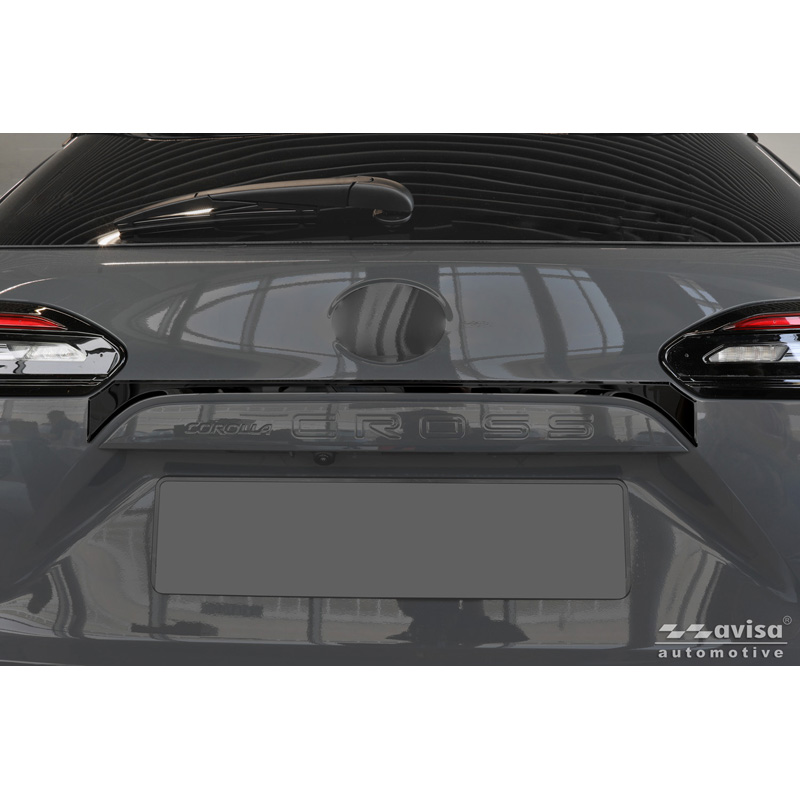 Avisa Moulure de hayon en Inox Noir Chrome sur mesure pour Toyota Corolla Cross 2020-2025 & Facelift 2025-