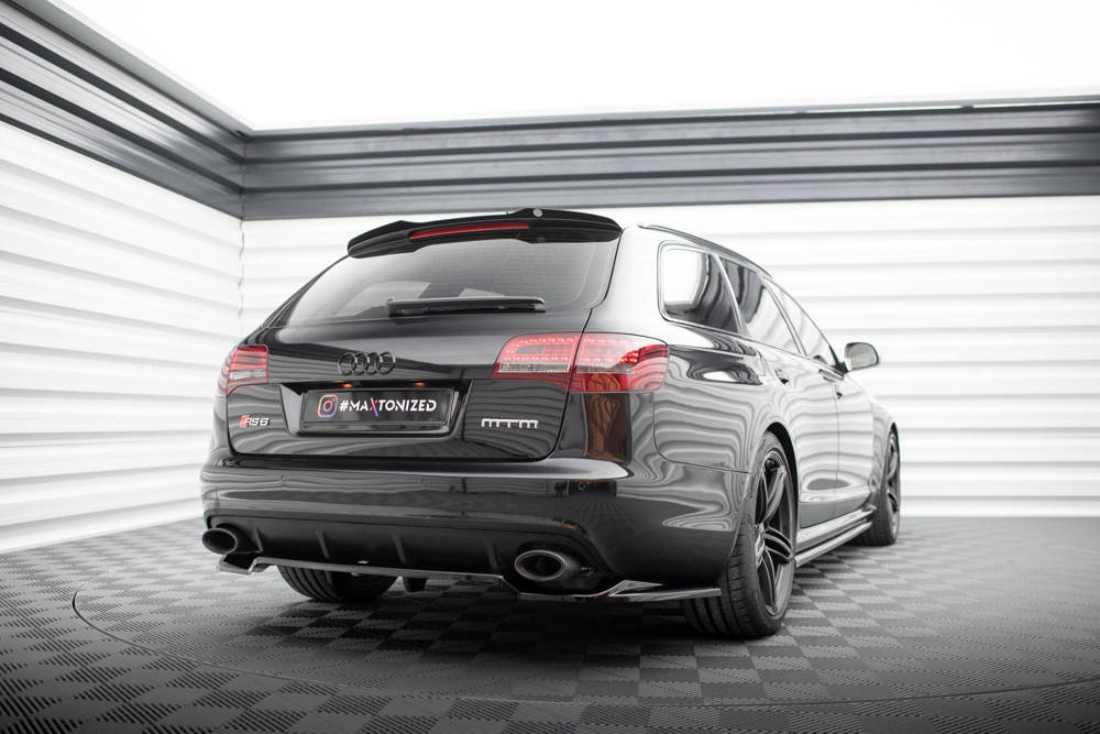 Spoiler Audi RS6 C6 Avant Maxton Glans Zwart
