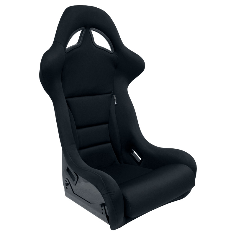 Siège baquet 'BS7' - Noir - Dossier fixe en polyester - incl. glissières