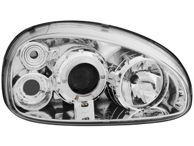 Phares Corsa B Angel Eyes chrome