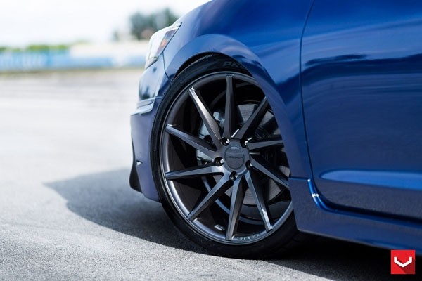 Vossen CVT 10.0x19 5x100 ET50 Gloss Graphite Mid Face