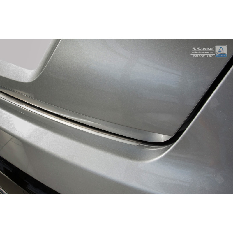 Protection de seuil arrière inox sur mesure pour Honda Civic IX 5-portes Facelift 2015- 'Ribs'