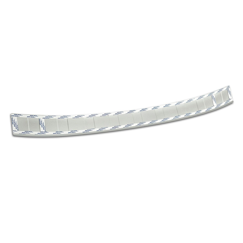 Avisa Protection de seuil arrière inox thermolaqué sur mesure pour Volvo V60 II 2018- incl. Cross Country & R-Design 'Soft Silver'