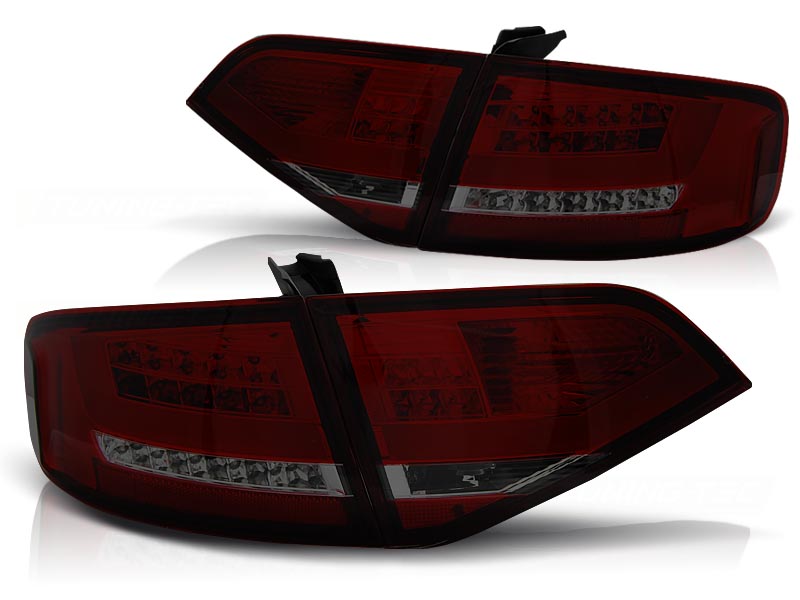 Taillights Audi A4 B8 Limousine Led black/smoke
