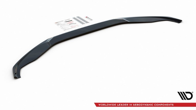 Voorspoiler Audi S6 / A6 S-Line C7 FL Glanzend Zwart
