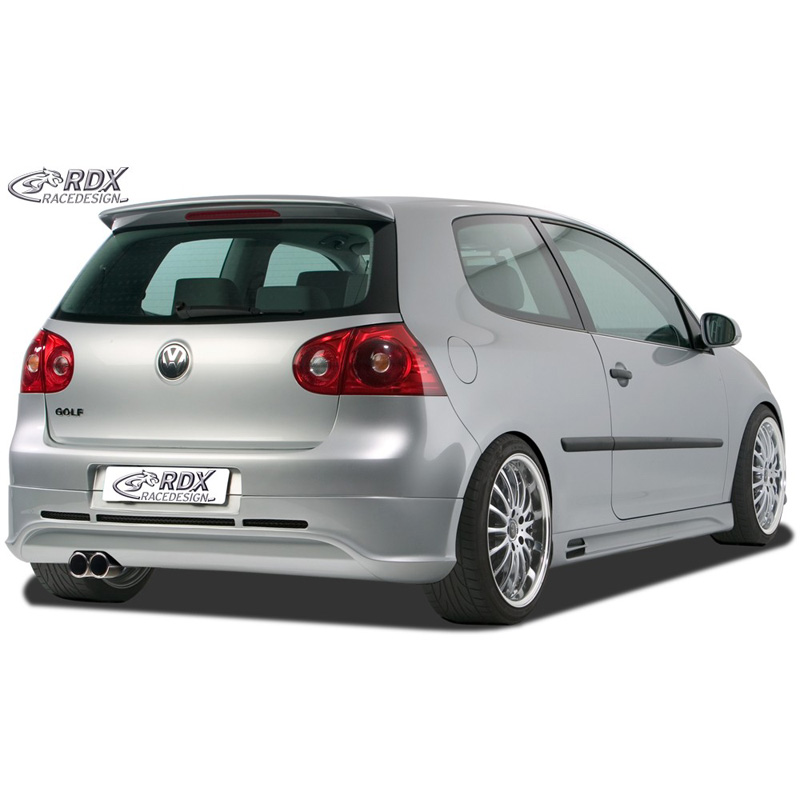 Jupe arrière sur mesure pour Volkswagen Golf V GTI/R Hatchback 3/5-portes 2003-2008 (échappement à gauche) excl. Variant/Plus (ABS)