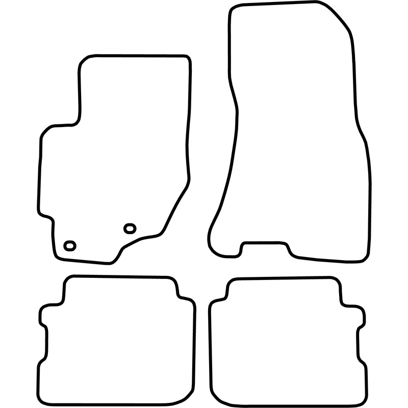 Set de tapis de sol sur mesure pour Honda CR-V 1997-2002
