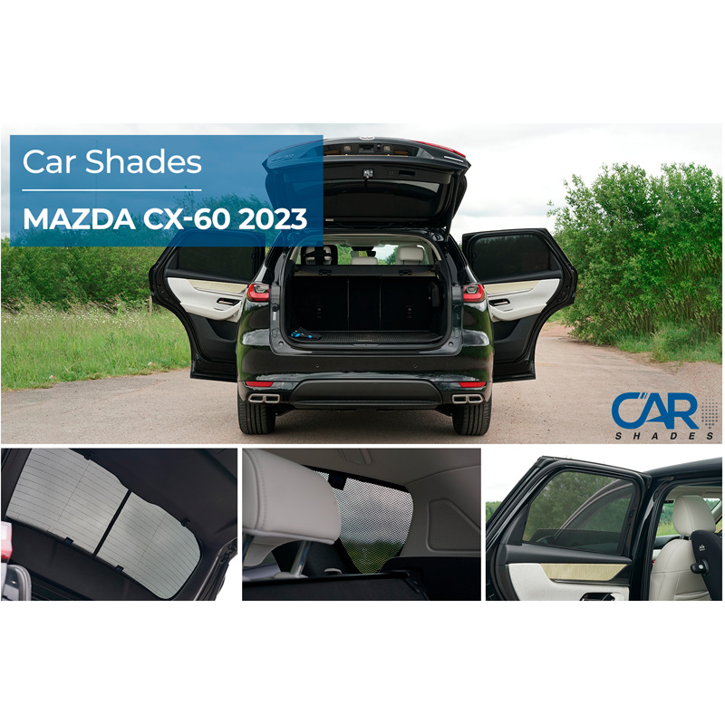 Set de Car Shades sur mesure pour Mazda CX-60 (KH) 2022- (6-pièces)