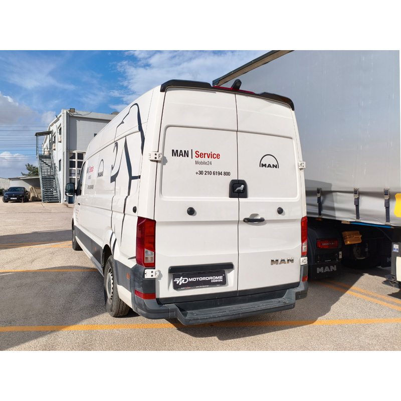 Motordrome Becquet de toit V.1 sur mesure pour Volkswagen Volkswagen Crafter II (H2) 2016- & MAN TGE (H2) 2017- (PU)