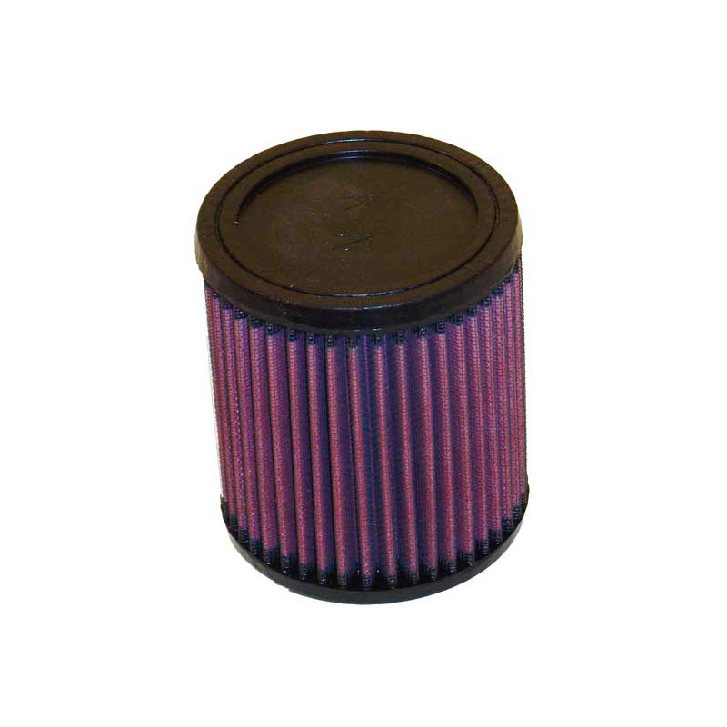 K&N Filtre à Air Universel Cylindrique 62mm raccordement, 114mm diamètre, 127mm hauteur (RU-0840)