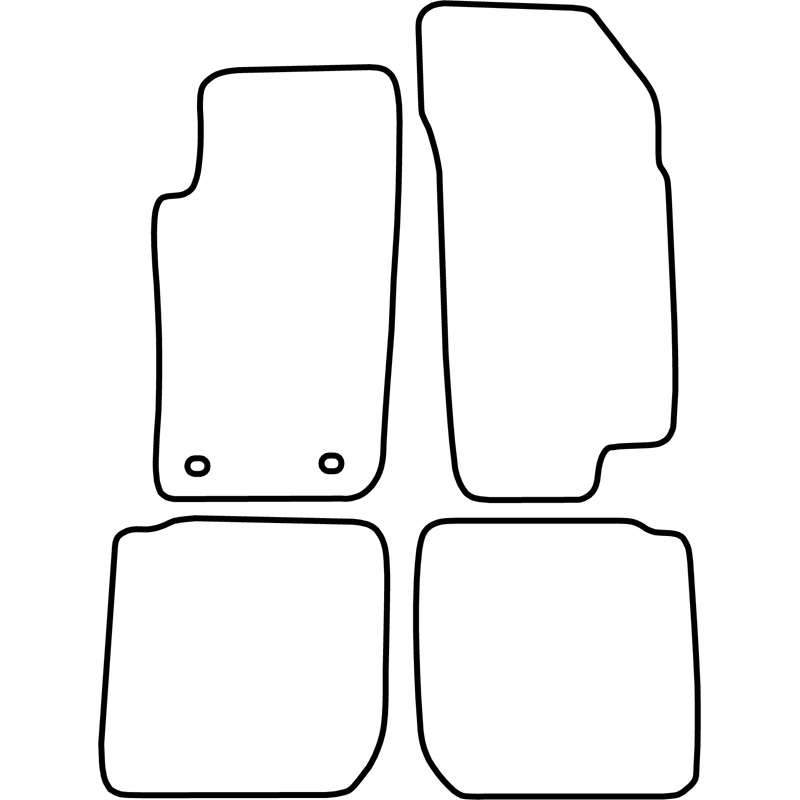 Set de tapis de sol sur mesure pour Ford Scorpio 1985-1994