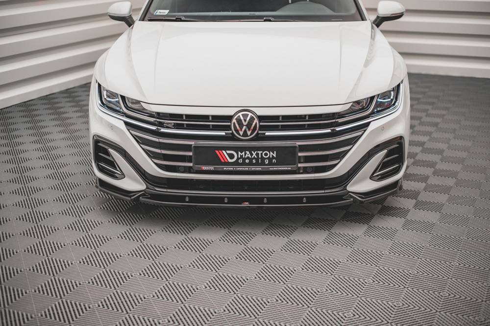 Voorspoiler V.1 Volkswagen Arteon Maxton Glans Zwart