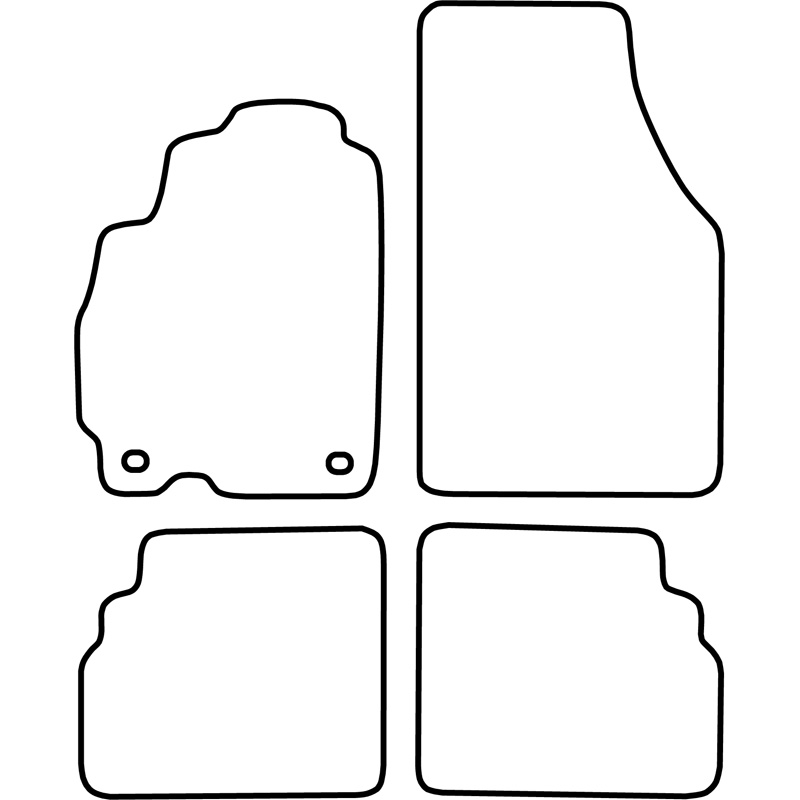 Set de tapis de sol sur mesure pour Hyundai Atos 1998-2003