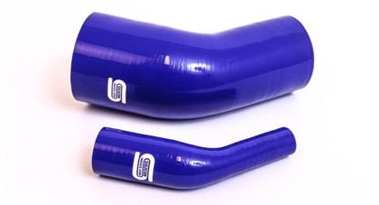 45 Graden reducer bochten 38-22 mm SiliconHoses