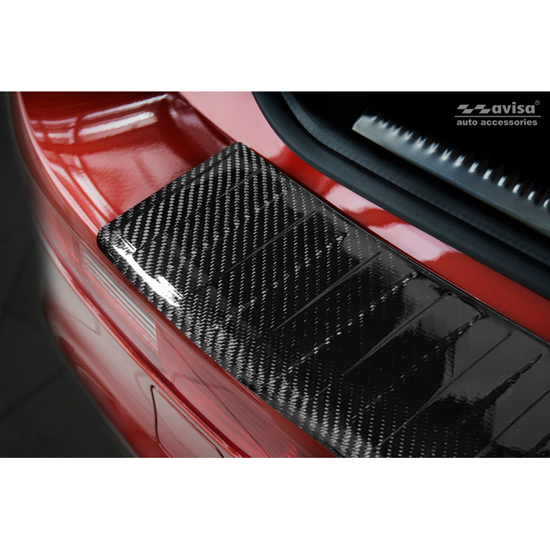 Protection de seuil arrière carboné 3D sur mesure pour Audi Q5 2008-2016