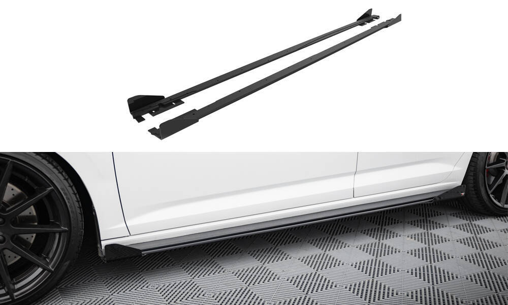 Street Pro Sideskirts + Flaps Volkswagen Jetta GLI MK7