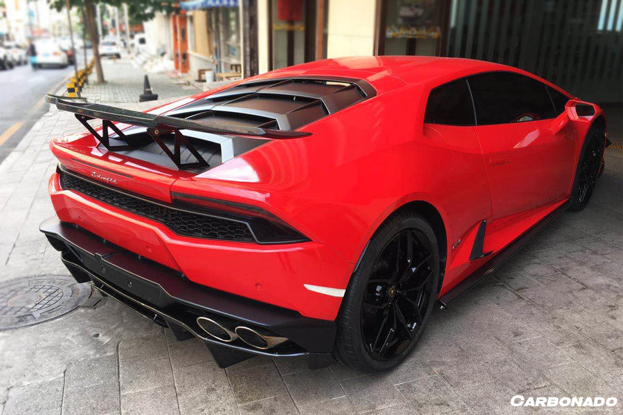Lamborghini Huracan LP610/LP580 RZS Style Carbon Fiber Zijskirts 2015-2020