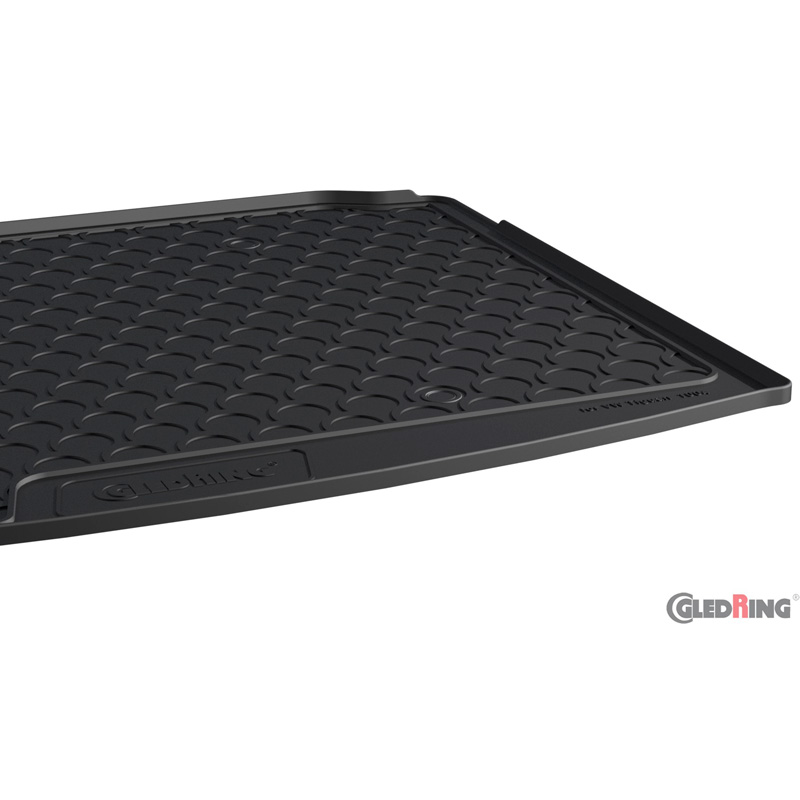 Coquille coffre-arrière Rubbasol (caoutchouc) sur mesure pour Volkswagen Tiguan II 2016-2024 excl. e-Hybrid (5-Personnes) (Sol en bas)