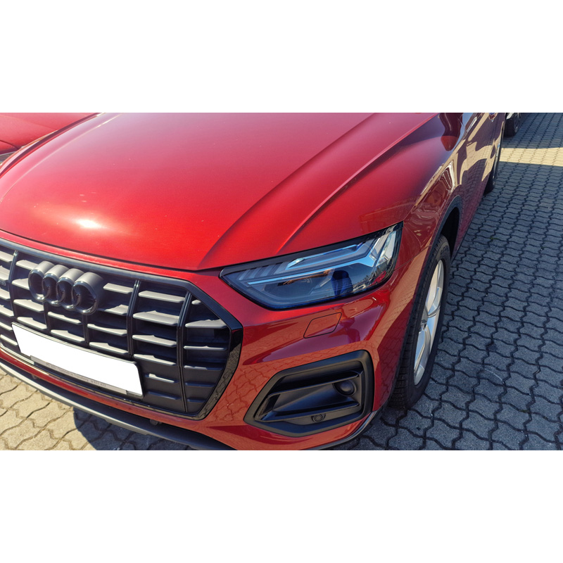 RDX Spoilers de phares sur mesure pour Audi Q5 (FY) Facelift incl. Sportback 2021-2025 (ABS Noir Brillant)