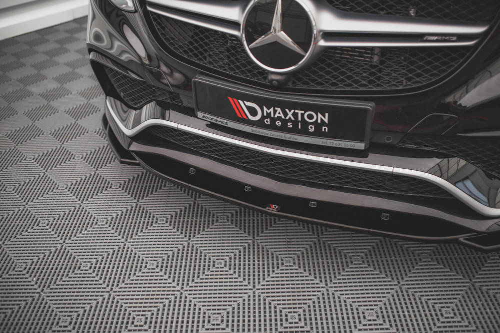 Voorspoiler V.2 Mercedes GLE 63 AMG Maxton Design glans zwart