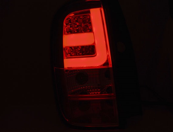 Taillights Dacia Duster with Lightbar and LED 11- red/Wit