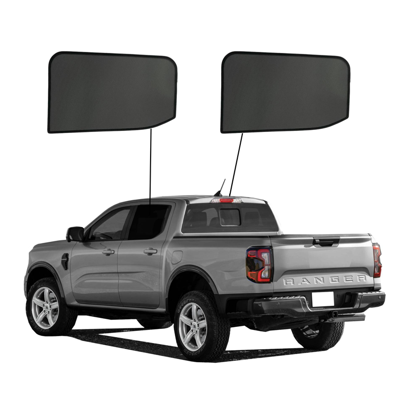 SunClip Protection visuelle & solaire sur mesure pour Ford Ranger Crew Cab 2022- & Volkswagen Amarok II 2022-