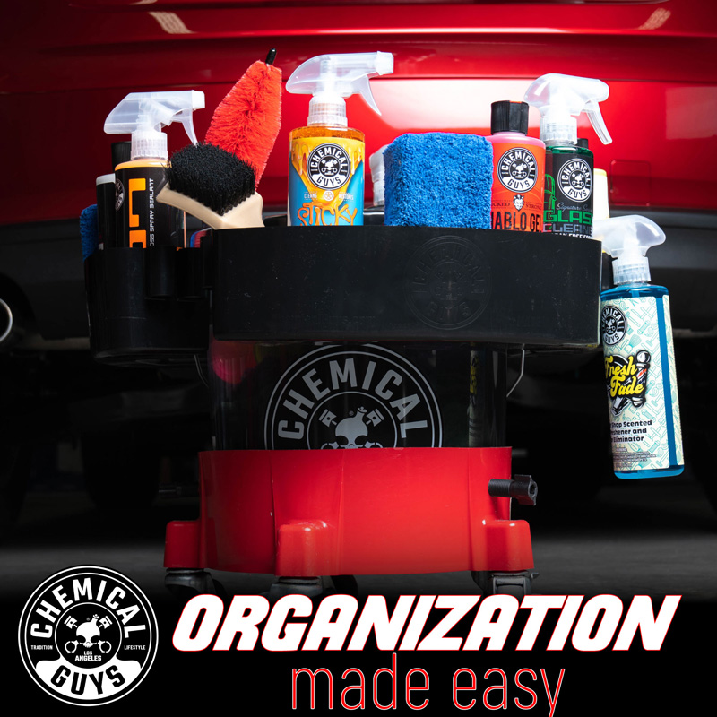 Chemical Guys Freeloader Bucket & Dolly Organizer - Noir
