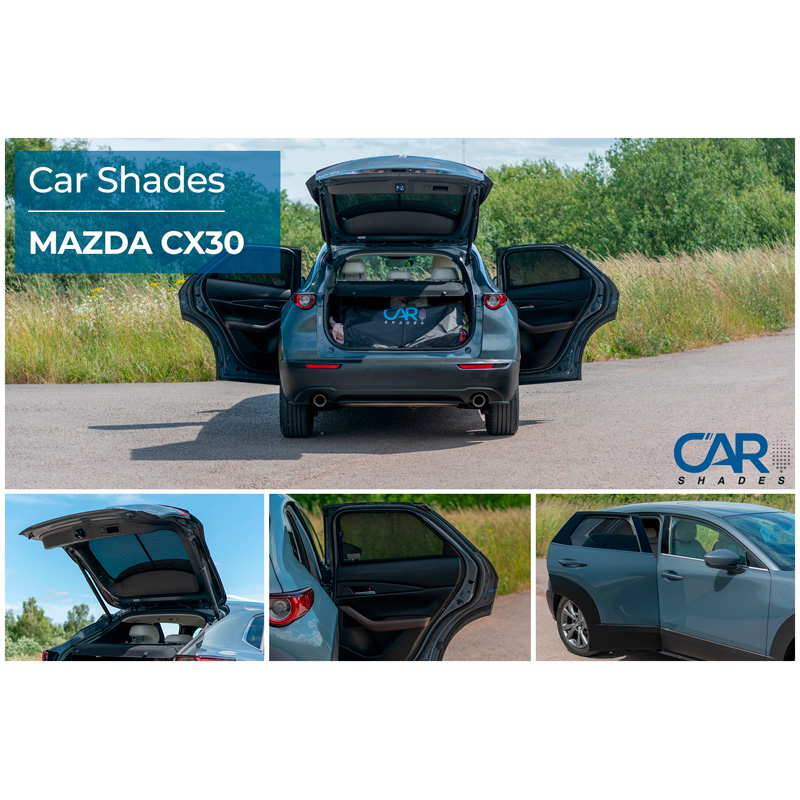 Set de Car Shades sur mesure pour Mazda CX-30 5 portes 2020- (6-pièces)