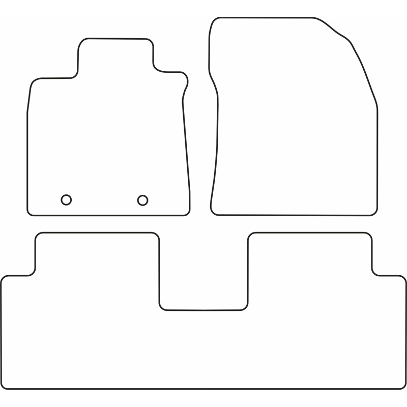 Set de tapis de sol sur mesure pour Toyota Avensis 2009-2012