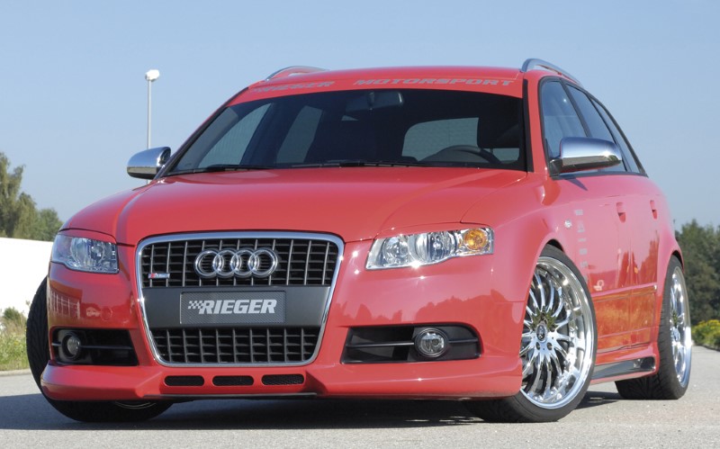Spoilerlip zonder 3 extra air-intakes Audi A4 8E B7 11.04 Rieger