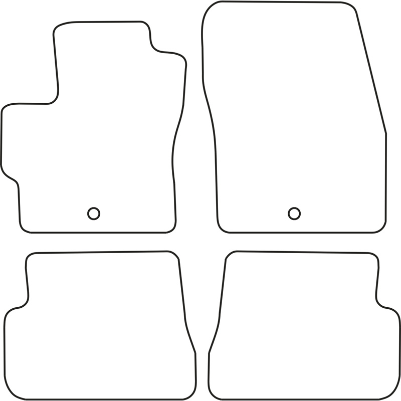 Set de tapis de sol sur mesure pour Mazda 3 2003-2009